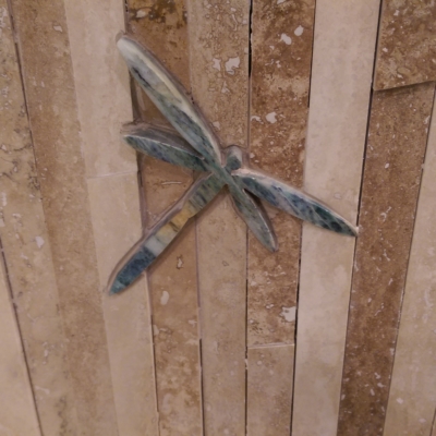 metal dragonflies made by water jetting