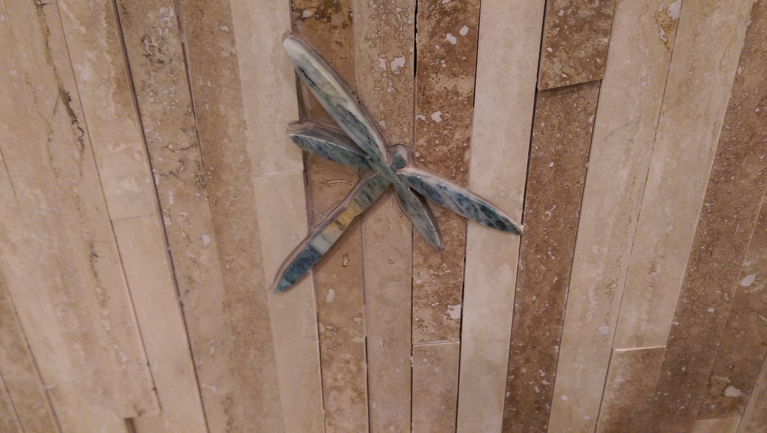 metal dragonflies made by water jetting